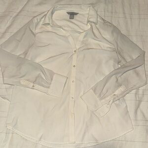 White button down